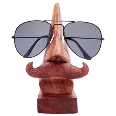 

CraftShoppee Wooden Display Stand Spectacle Holder Eyewear Retainer Spec Holder