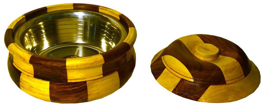 

CraftShoppee craft Handmade and Handcrafted Wooden Casserole Chapati Box