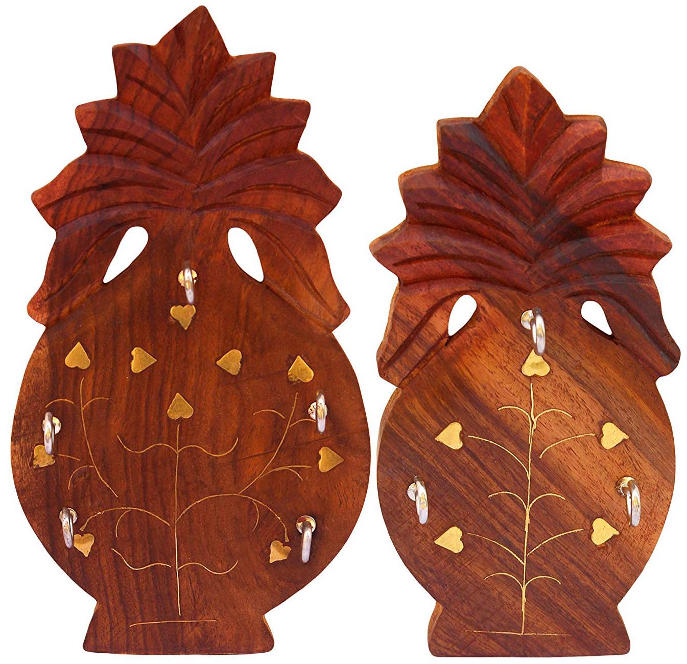 

CraftShoppee Wooden Key Hanger for Walls