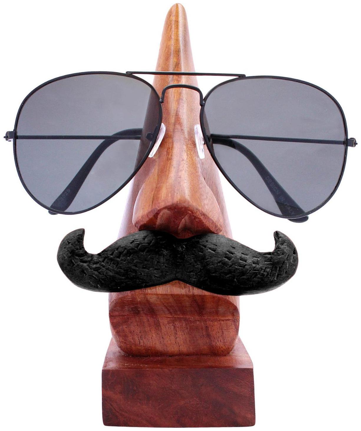 

CraftShoppee Handmade Wooden Spectacle Holder 2 5x6-inch