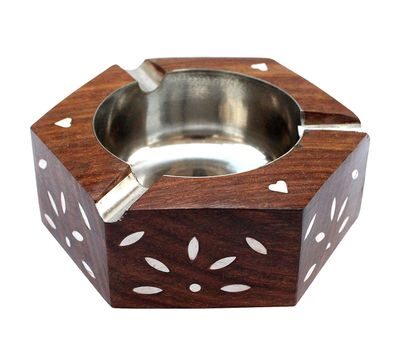 

CraftShoppee handmade ashtrey with cigerette holder gift item for smokers