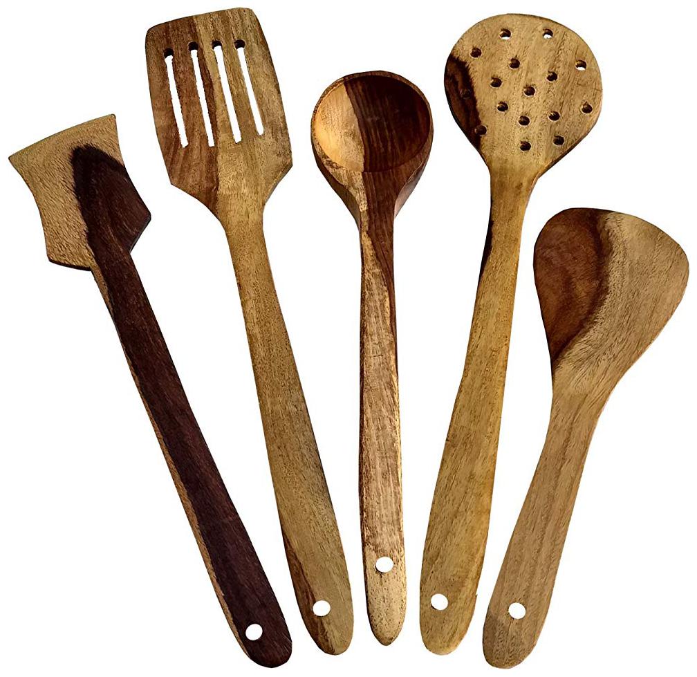 

CraftShoppee Serving and Cooking Spoon Kitchen Tools(5 Spoons)
