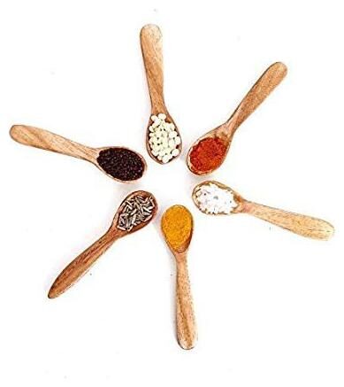 

CraftShoppee Handmade Wooden Serving Spoons Set of 6