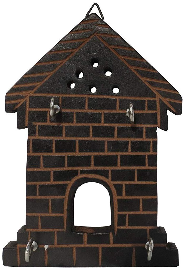 

CraftShoppee Wooden Key Hanger Holder Wall Hanging D cor