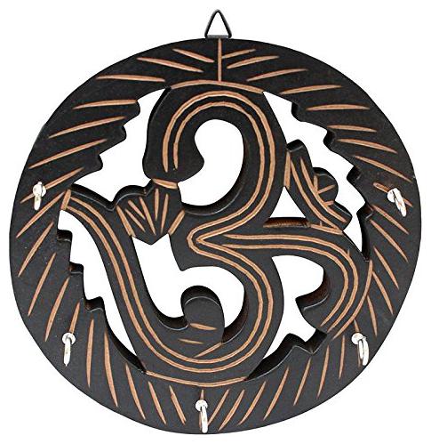 

CraftShoppee Handicrafted Wooden Key Hanger Holder Wall Hanging De Cor om