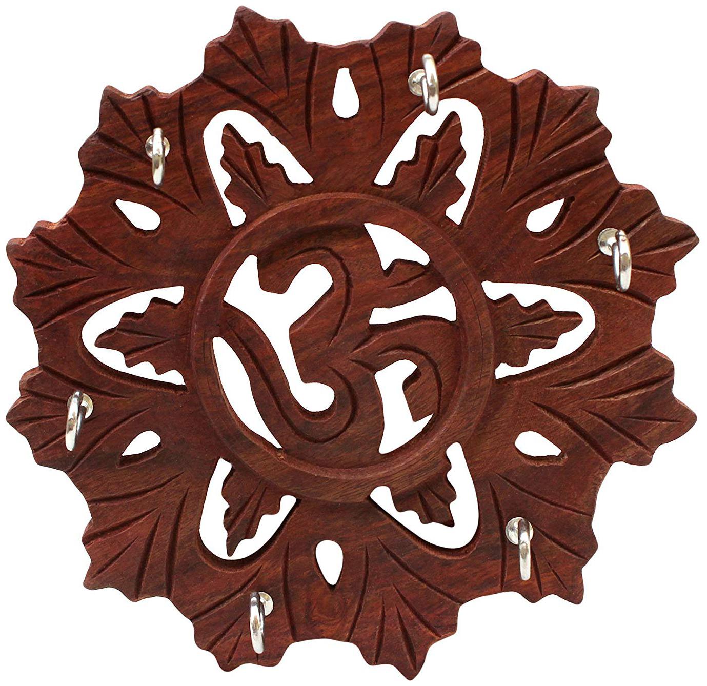 

CraftShoppee Wooden Key Hanger for Wall D cor - Key Holder Wall Mount - Decorative Items for Home - Key Hooks for Hanging