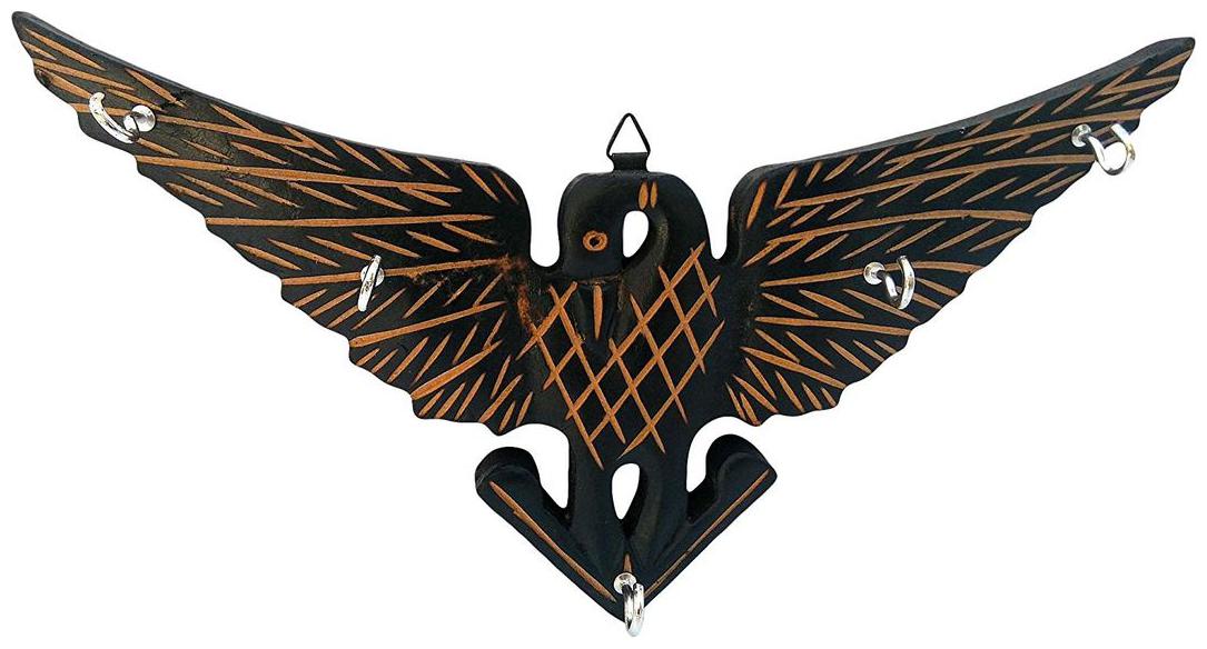 

CraftShoppee Wooden Key Hanger Holder Wall D cor Eagle