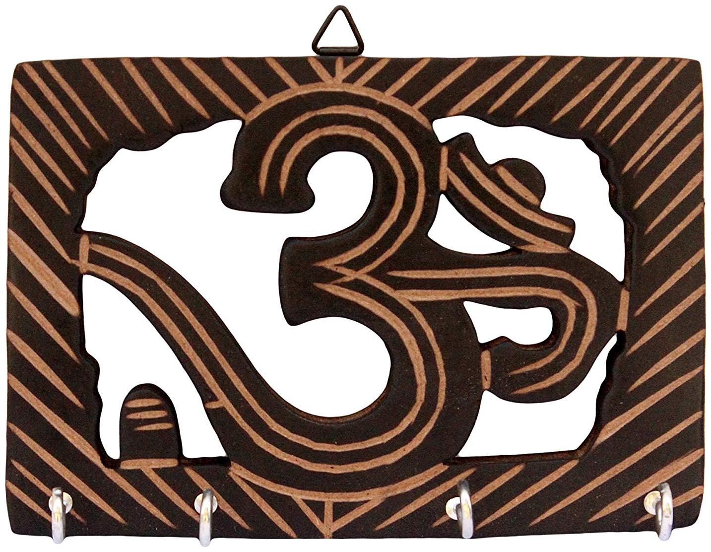 

CraftShoppee Wooden Key Holder for Wall Hanging Key Hooks Key om