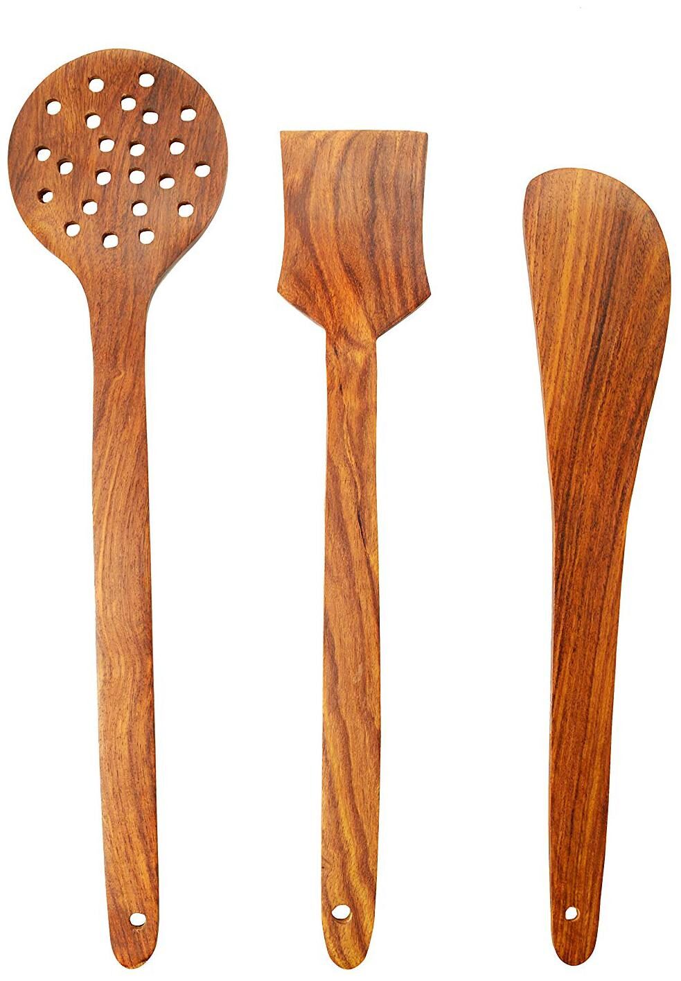 

CraftShoppee Wooden Handmade Spatula Ladle Spoon