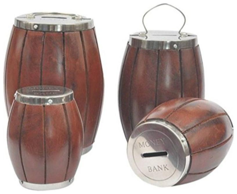 

CraftShoppee Money Bank Coin Bank Gulak set 0f 4