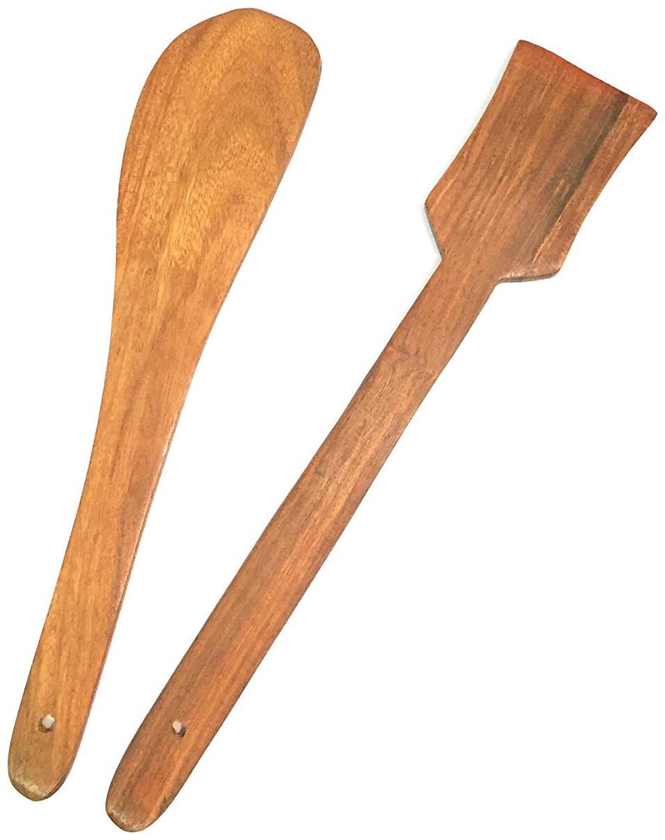 

CraftShoppee Cooking Spoons Set of 2 - Flip (Palta for Dosa Roti Handmade Ideal for Non Stick)3 3 out of 5 stars