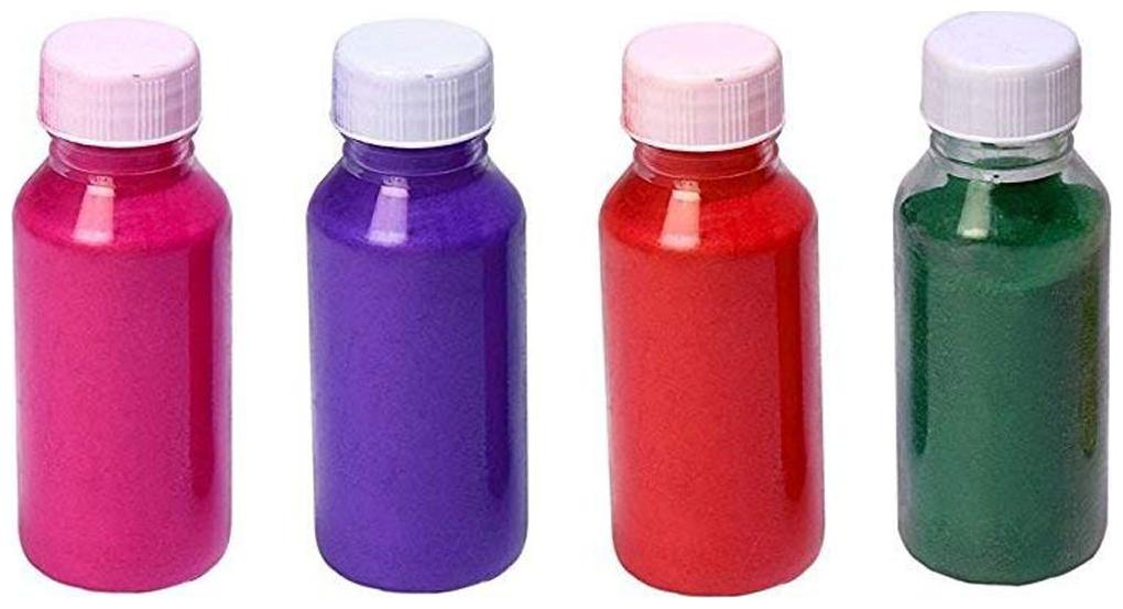 

Crazy Sutra Premium Diwali Rangoli Color Powder (Set of 4 Marble Colors Random Colors as per availability)