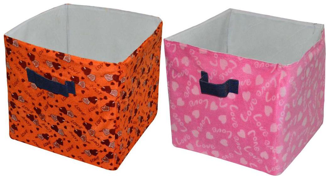 

Creative Textiles Plastic Assorted Laundry Basket ( Set of 2 )