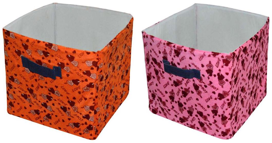 

Creative Textiles Plastic Assorted Laundry Basket ( Set of 2 )