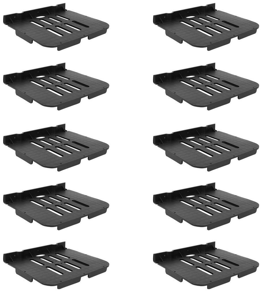 

CRETE Black Set-Top Box Tray - Pack of 10