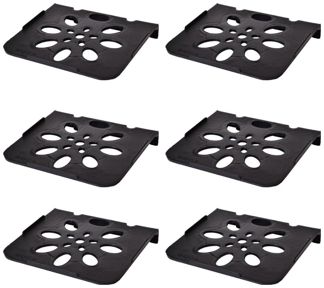 

CRETE Black Set-up Box Tray - Pack of 6