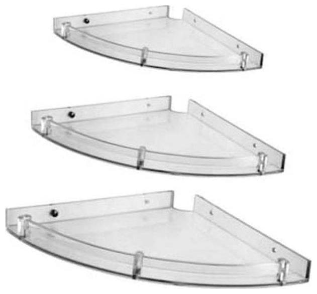 

CRETE Corner Shelves Set of 3