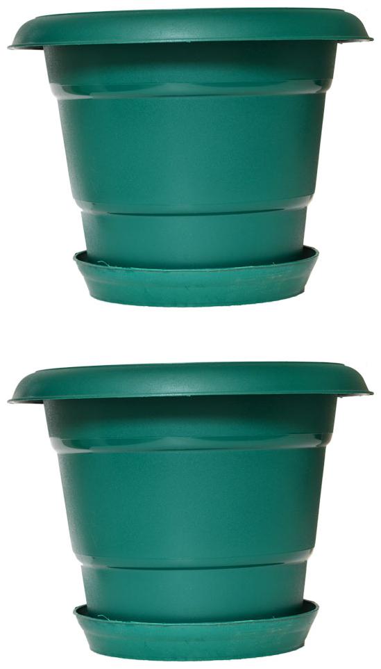 

Crete Pvc Green Planter ( Set Of 2 pcs )