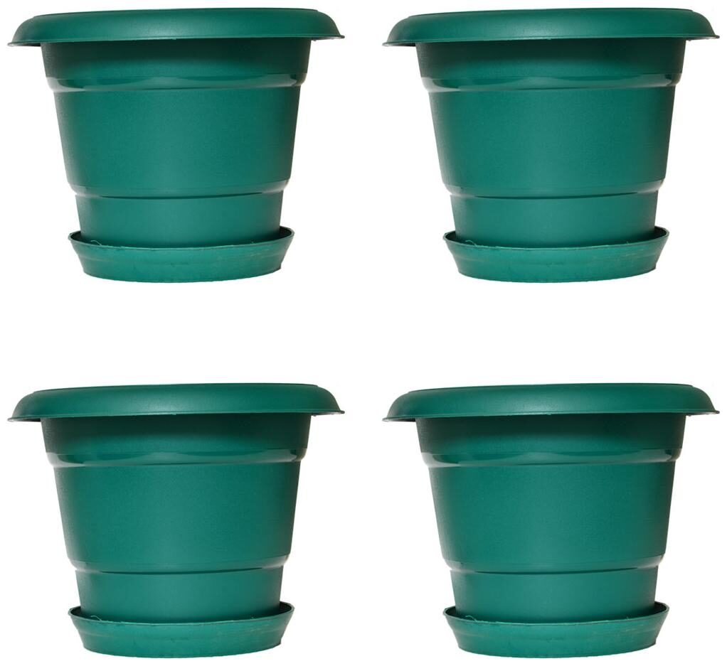 

Crete Pvc Green Planter ( Set Of 4 pcs )