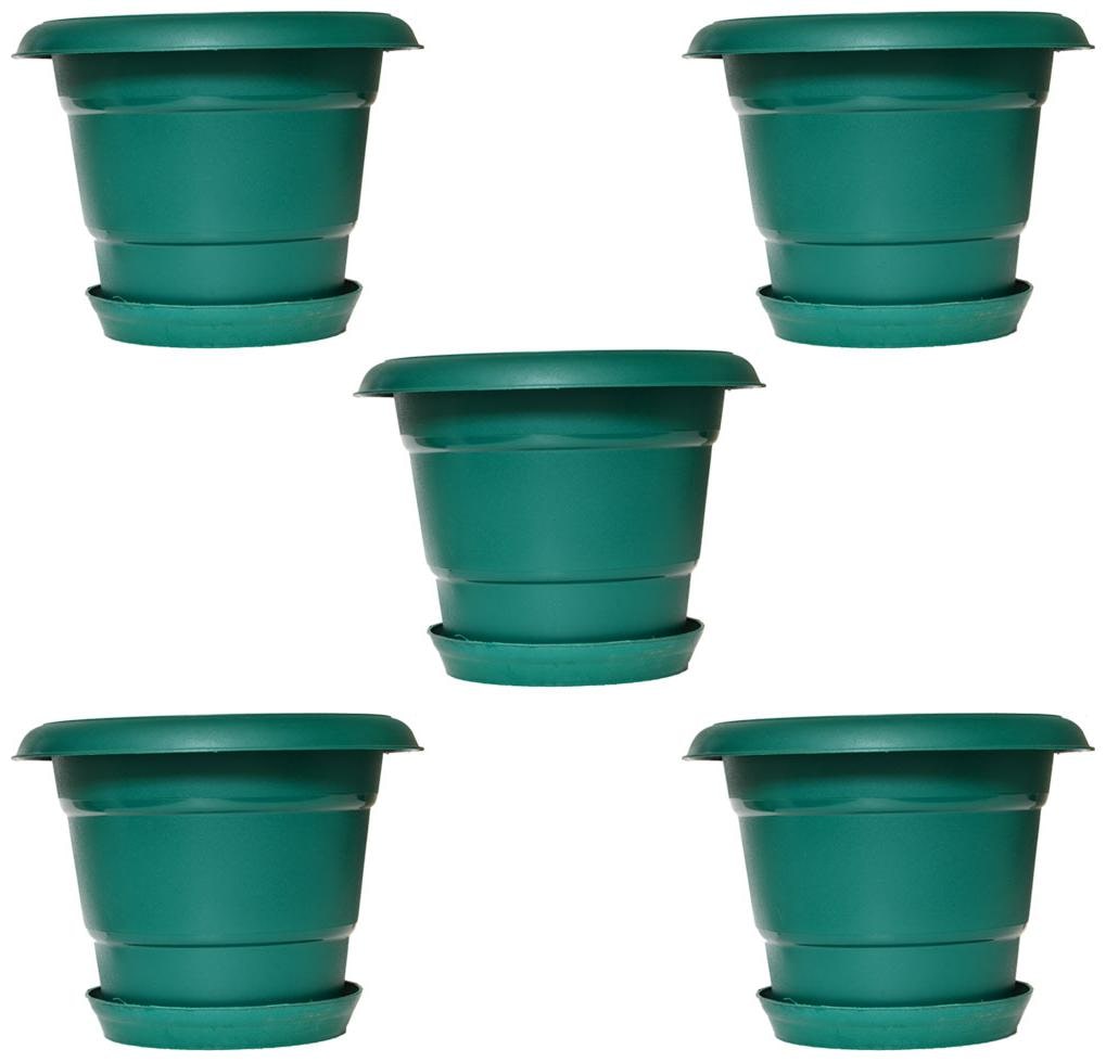 

Crete Pvc Green Planter ( Set Of 5 pcs )