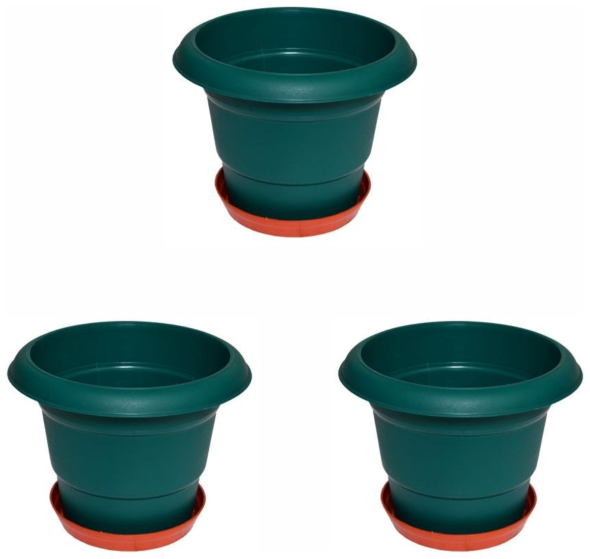 

Crete Pvc Green Planter ( Set Of 3 pcs )