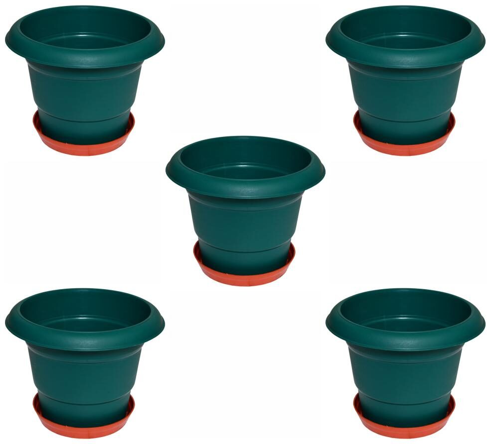 

Crete Pvc Green Planter ( Set Of 5 pcs )