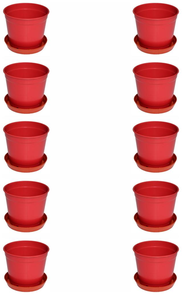 

Crete Pvc Rust Flower Pot Planter ( Set Of 10 pcs )