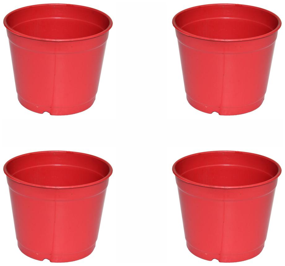 

Crete Pvc Rust Flower Pot Planter ( Set Of 4 pcs )