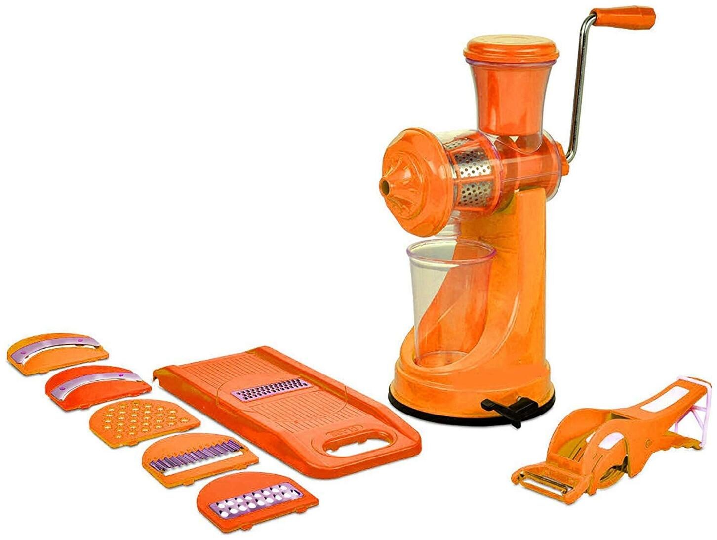 

CREZZA Plastic Orange Manual juicer Set of 3