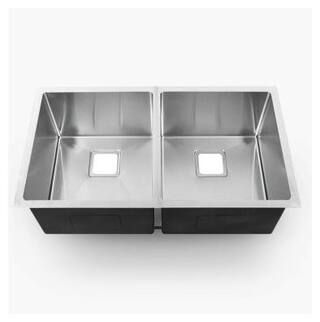 Buy Crocodile 304 Grade Double Bowl Stainless Steel Matt Finish Kitchen Sink 32xx10 Inches Silver Online At Low Prices In India Paytmmall Com