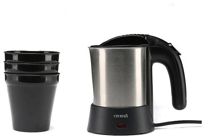 

Croma CRK3030 0 5 L Black Electric Kettle ( 1500 W )