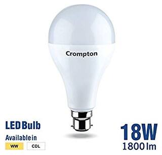 Crompton 18 W B22 LED Bulb;Cool Day Light