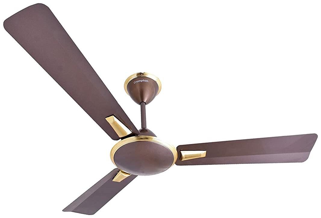 

Crompton Aura Anti-Dust-Prime 1200 mm 3 Blade Ceiling Fan (Dusky Brown)