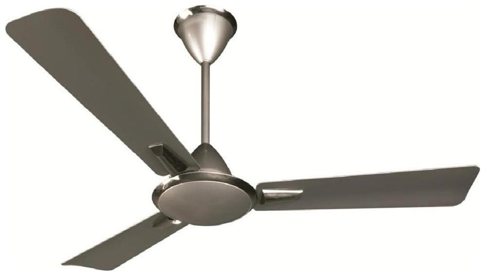 

Crompton Aura Prime 1200 mm Decorative Ceiling Fan ( Grey Pack of 1 )