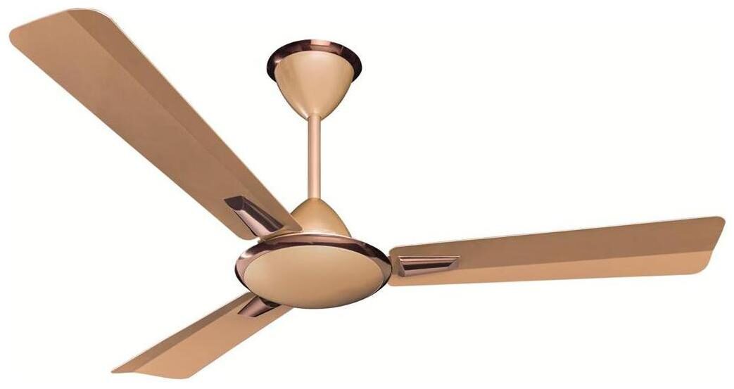 

Crompton Aura Prime 1200 mm Decorative Ceiling Fan ( Gold Pack of 1 )