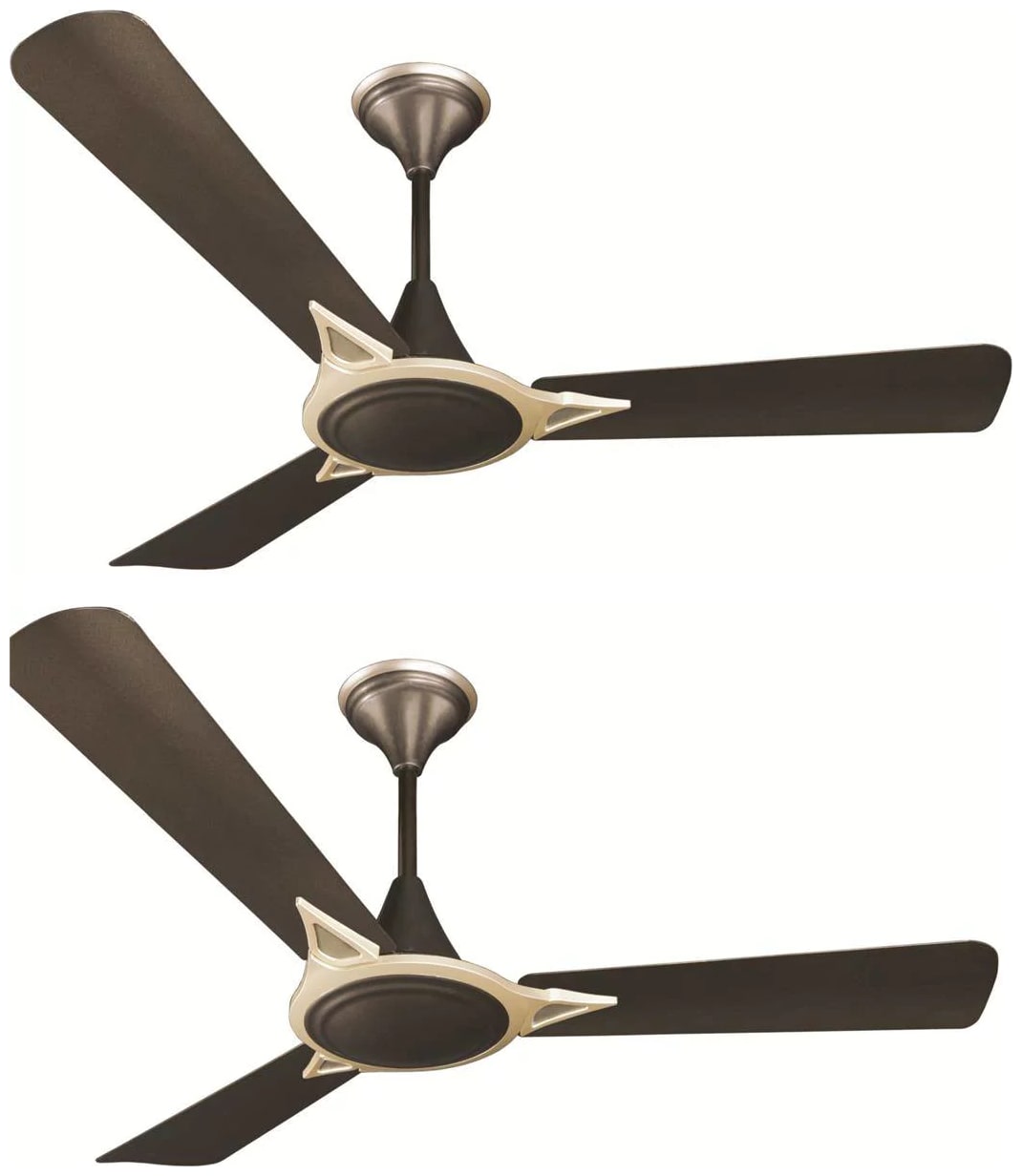 

Crompton AvancerPrime 1200 mm Premium Ceiling Fan ( Brown Pack of 2 )