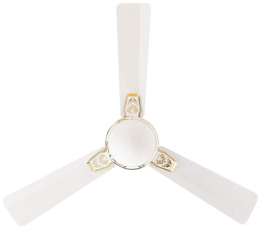 

Crompton Crngo Steel Aura 48-Inch 3D Anti-Dust Ceiling Fan with Duratech Technology (Pearl White Gold)