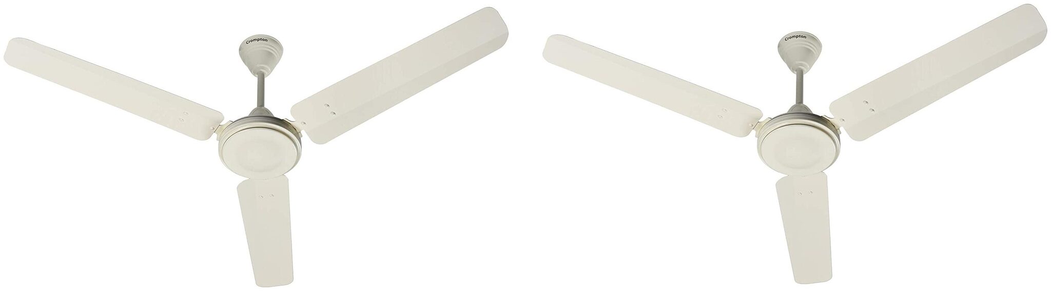 

Crompton HS Plus 1200mm Power Saver Ceiling Fan (Ivory) Pack of 2