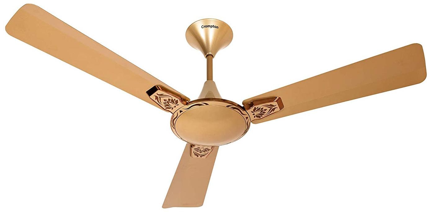 

Crompton New Aura 1200mm Designer 3D Anti-Dust Ceiling Fan with Duratech Technology (Lotus Birken Bronze)