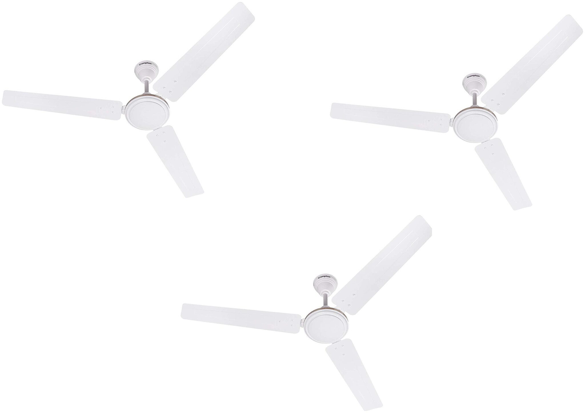

Crompton Sea Wind 1200mm Ceiling Fan (White) Pack of 3