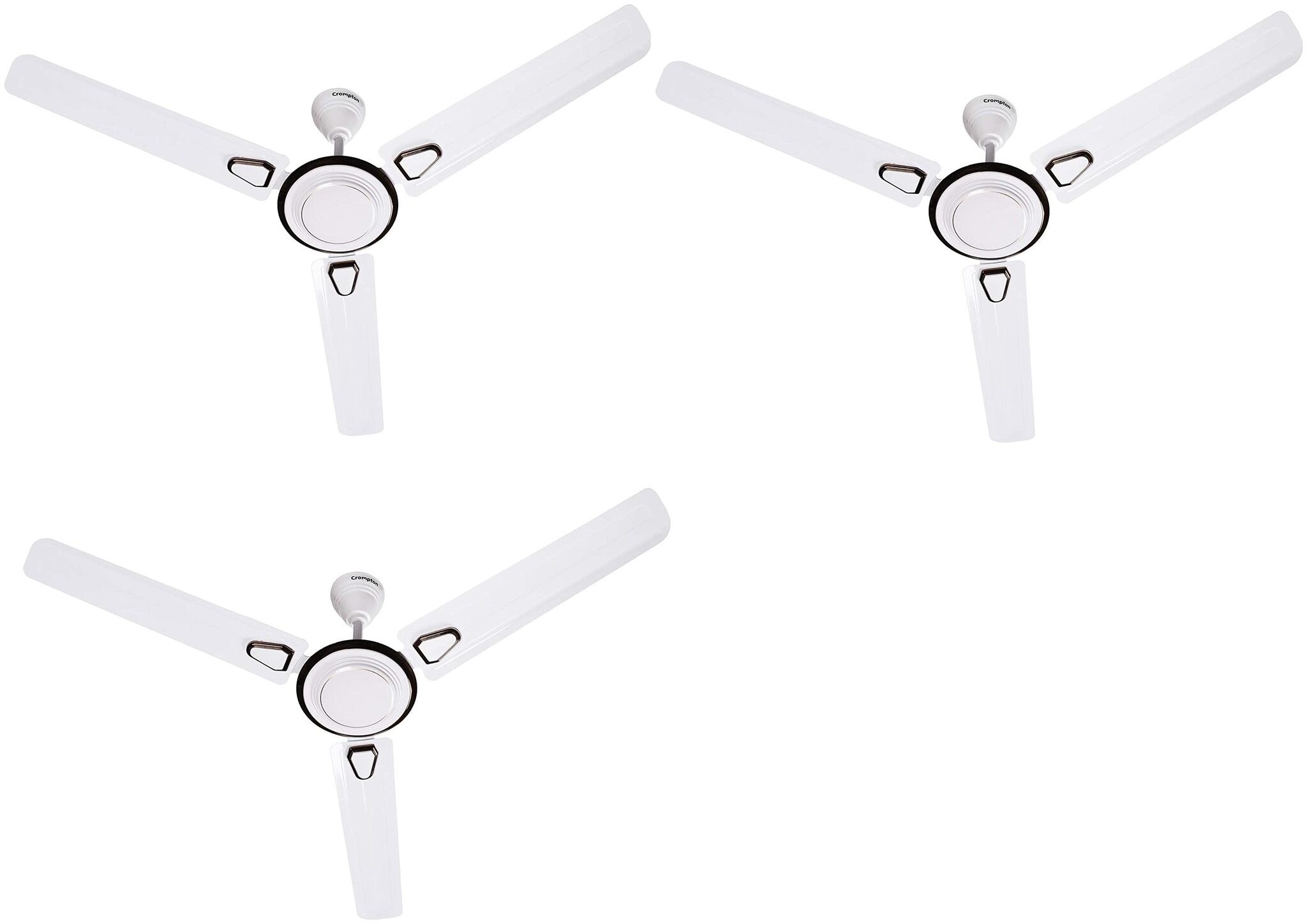 

Crompton Super Briz Deco 1200mm Ceiling Fan (Birken White) Pack of 3