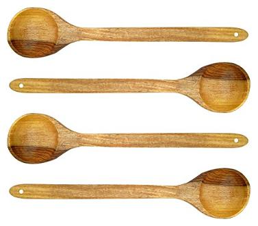 

CRUZ INTERNATIONAL Wooden Ladle (Pack of 4)