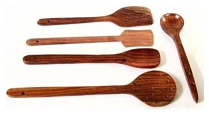 

CRUZ INTERNATIONAL Wooden Ladle (Pack of 5)