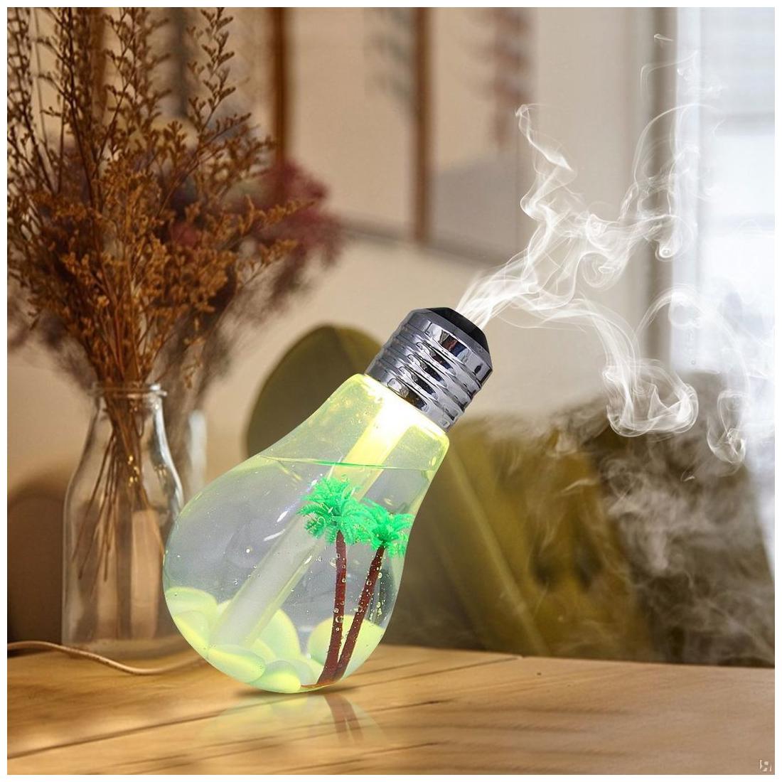 

Crystal Digital Home Decorative Bulb Humidifier Automatic Seven Color Led Night Light Aroma Diffuser for Home Office CAR