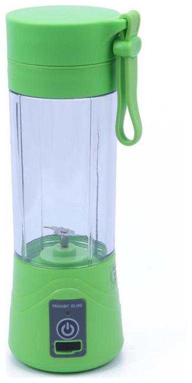 

Crystal Digital Rechargeable Portable Electric Mini USB Juicer Mixer Bottle Blender for Making Juice Shake for Home and Tour (Green)