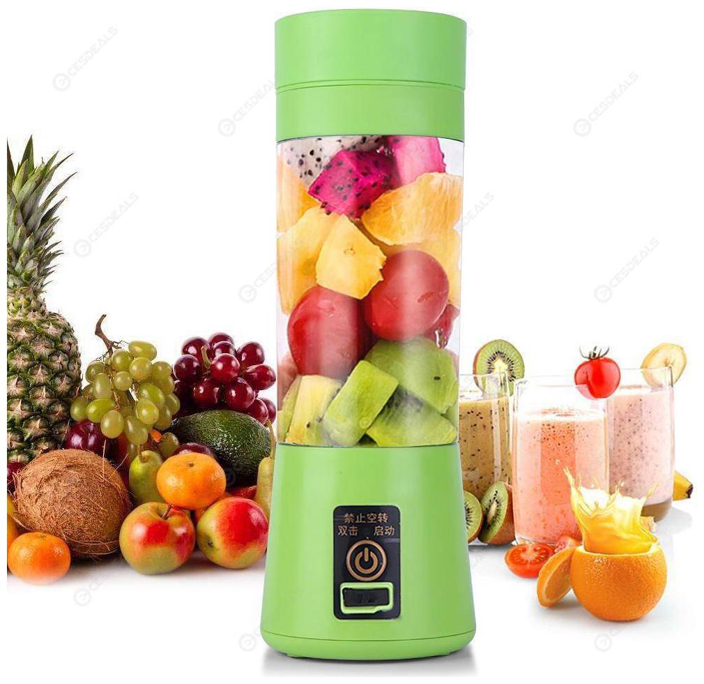 

CHG USB Mini Multipurpose Small Juicer Extractor Household Blender (Green)