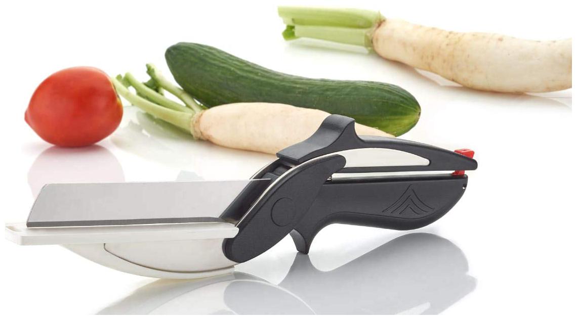 

CHG Clever Knife And Cutting Board For Kitchen (Black)