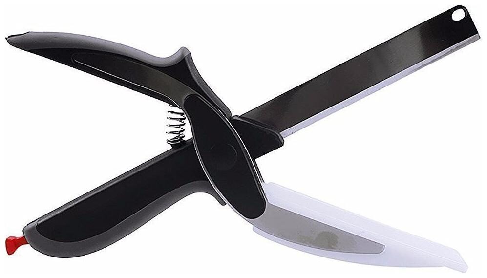 

CHG 2 in 1 Kitchen Knife Food Chopper and Chopping Board with Locking (Black)