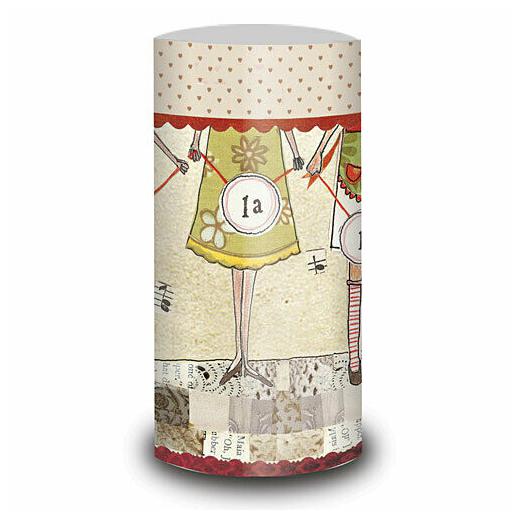

Curly Girl Designs LED Wax Candle - FA LA LA LA - CG-LED6-8350D