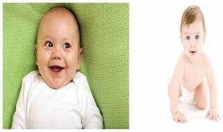 Cute Baby Combo Poster Set of 2 Poster